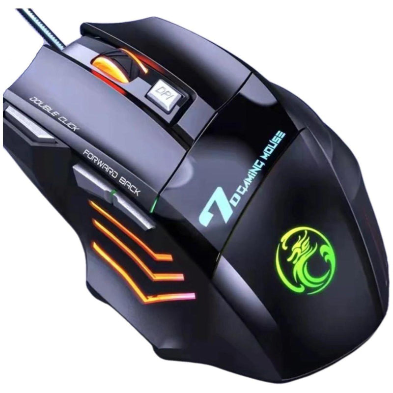 Kabelgebundene Gaming-Maus 3600 dpi USB-LED