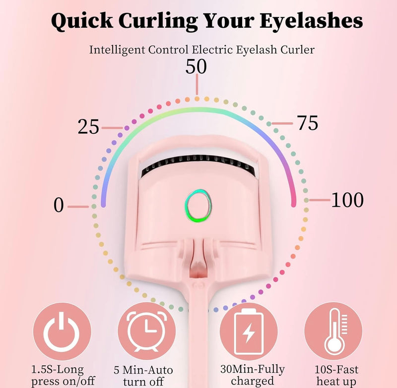 Portable Electric Heated Eyelash Curler