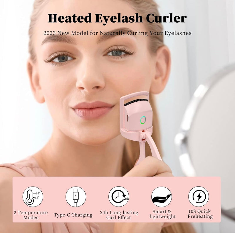 Portable Electric Heated Eyelash Curler