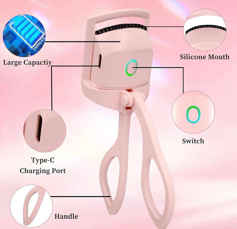 Portable Electric Heated Eyelash Curler