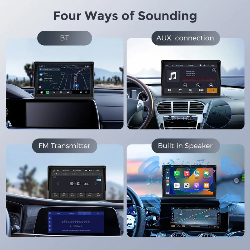 Carplay Portable Multimedia Video