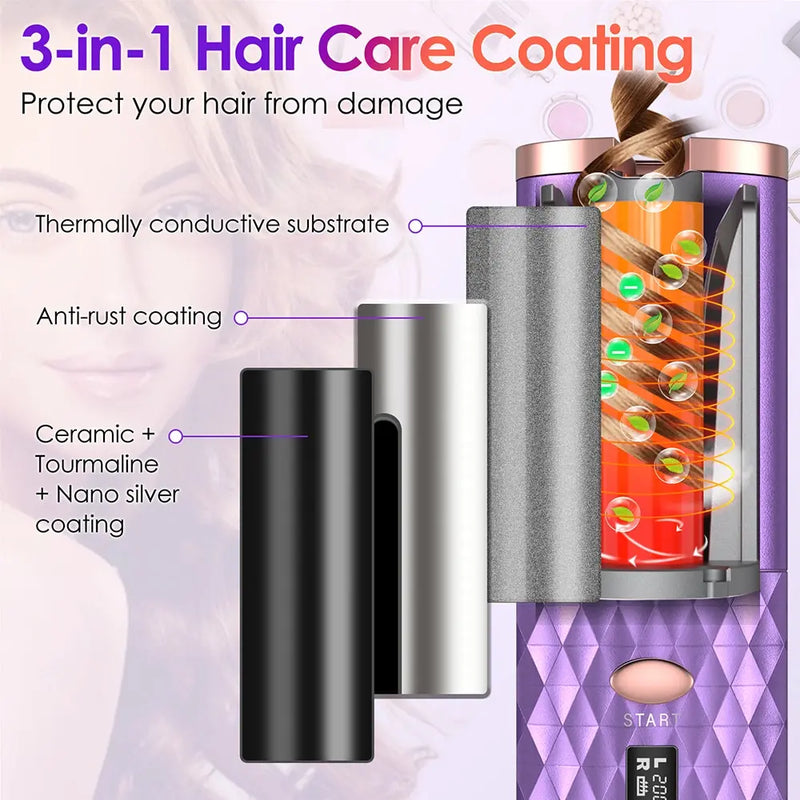 Hair curler portable