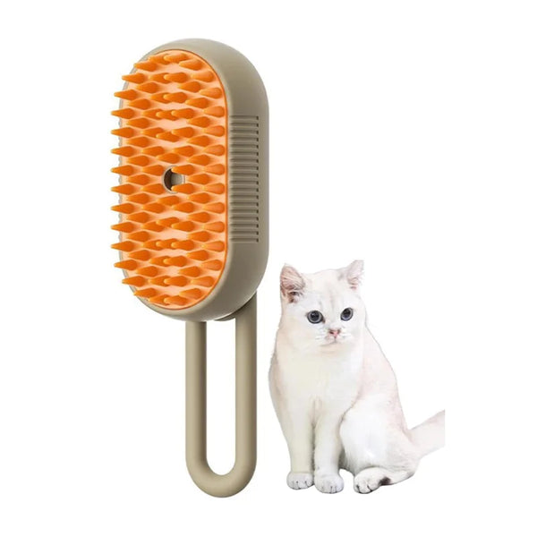 3-in-1 Dog Hair Brush Cat Hair Brush Electric Pet Cleaning Brush Steam Spray Brush Massage Hair Removal Comb Anti Flying Brush