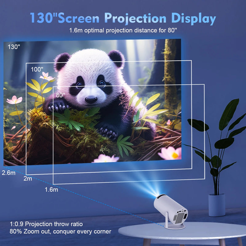 Projector 4K portable