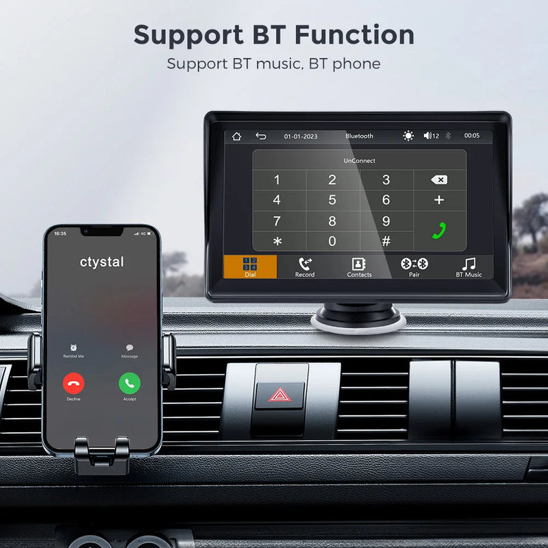 Carplay Portable Multimedia Video