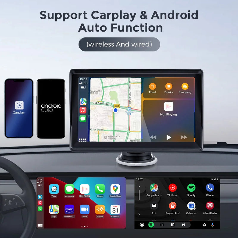 Carplay Portable Multimedia Video