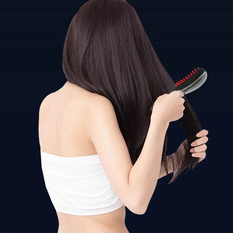 Electric Spray Massage Comb Vibration Head Massager Brush LED Anti Hair Loss Scalp Liquid Medicine Atomizing Comb