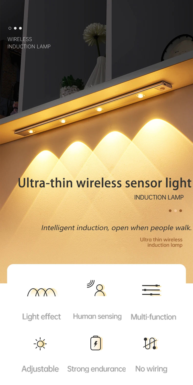 LumiTrack™ LED Motion Sensor Cabinet Light