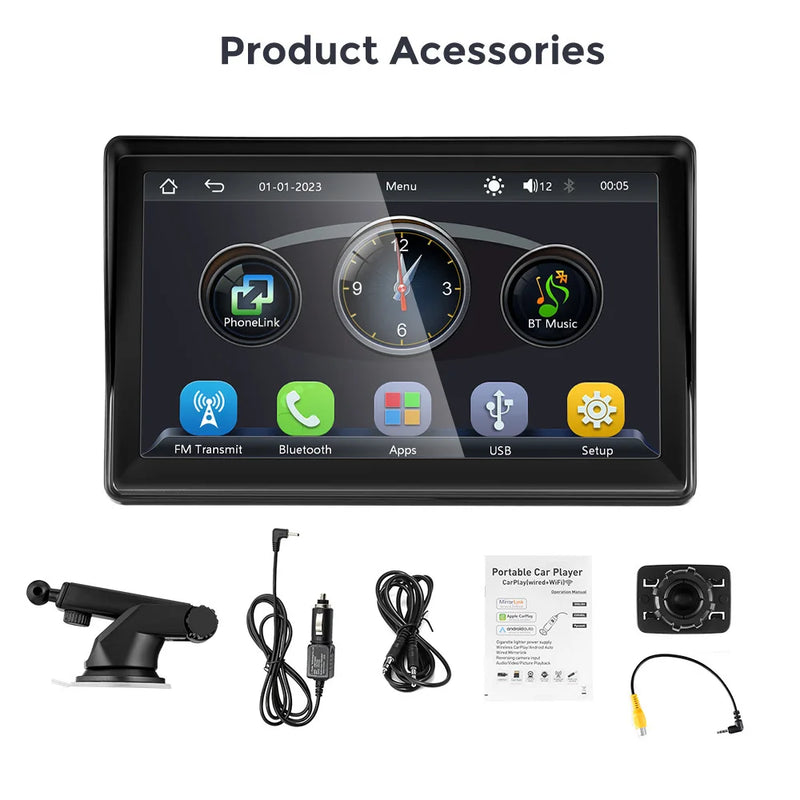 Carplay Portable Multimedia Video