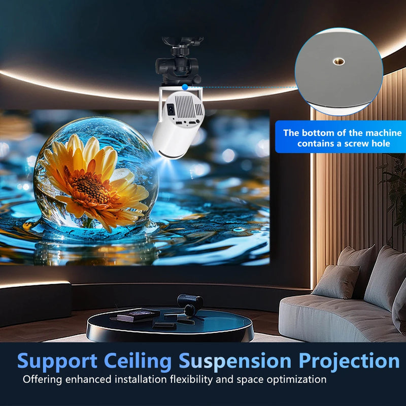 Projector 4K portable