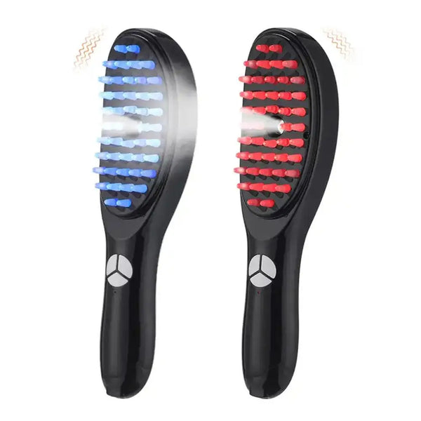 Electric Spray Massage Comb Vibration Head Massager Brush LED Anti Hair Loss Scalp Liquid Medicine Atomizing Comb