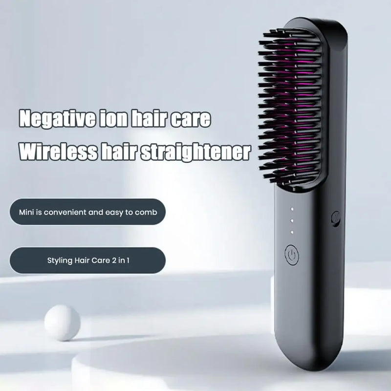 Hair Straightener Brush portable