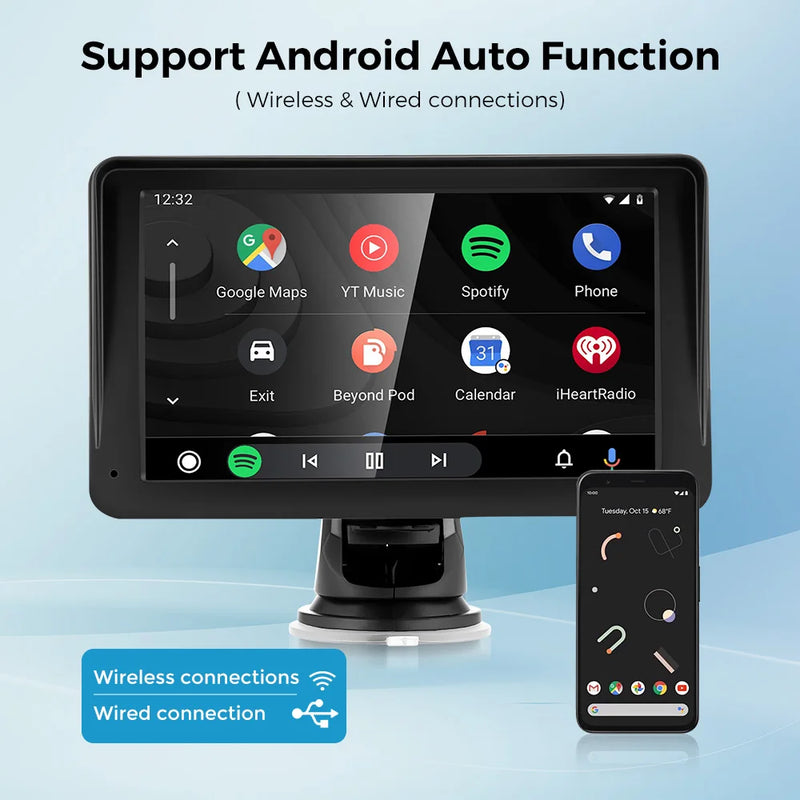 Carplay Portable Multimedia Video