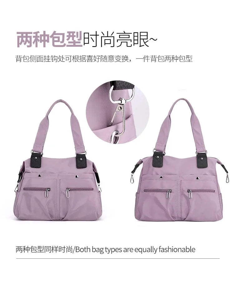 Waterproof Multi-Pocket Shoulder Bag