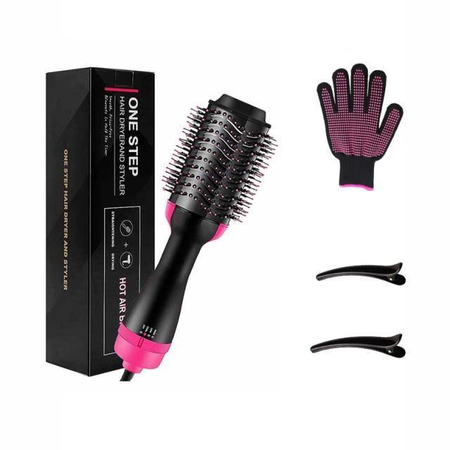 Hair Dryer and Straightening Brush